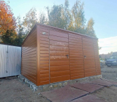 Schowek - domek ogrodowy 4x2,5m - 2x  złoty dąb - drewnopodobny  ID883 Iława - zdjęcie 3