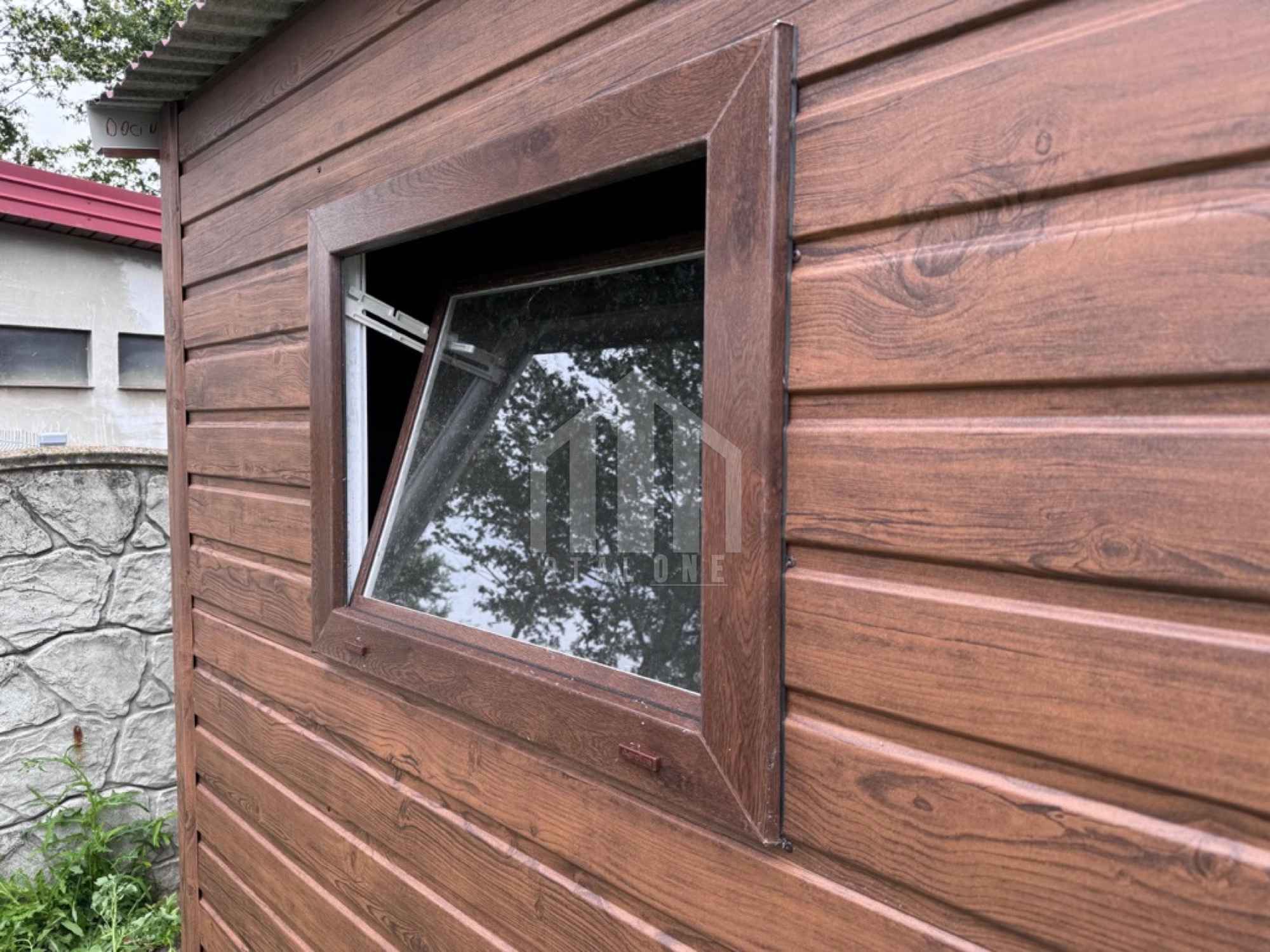 Garaż blaszany 6x5m - 2x brama uchylna - okno SO130 Chodzież - zdjęcie 4