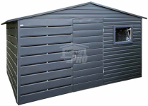 Schowek - Domek Ogrodowy 2,5x3,5 - wiata 1x3,5 drzwi okno dach  GP624