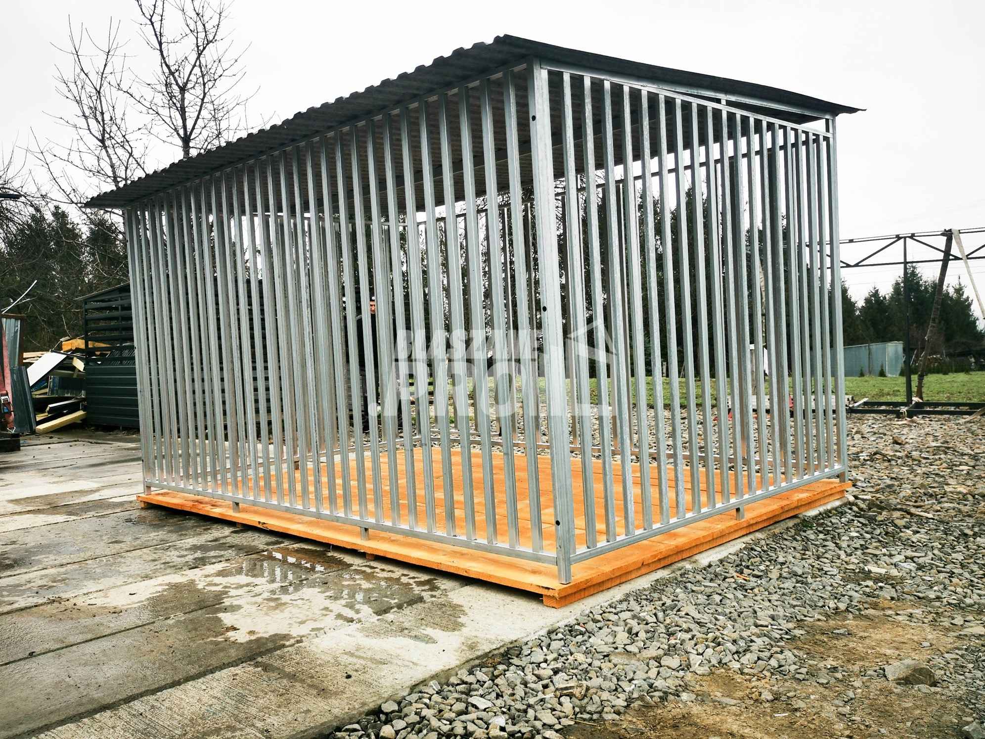 Kojec dla Psa 3x2m z profili zamkniętych + Podłoga drewniana GP264 Nowy Sącz - zdjęcie 9