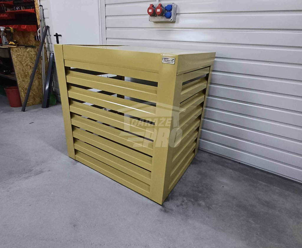 Osłona pompy ciepła 90x80x90 cm żółty Zabudowa GP503 Gdańsk - zdjęcie 2