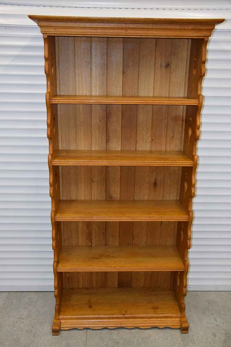 regał z drewna dębowego - super stan Olsztyn - zdjęcie 1