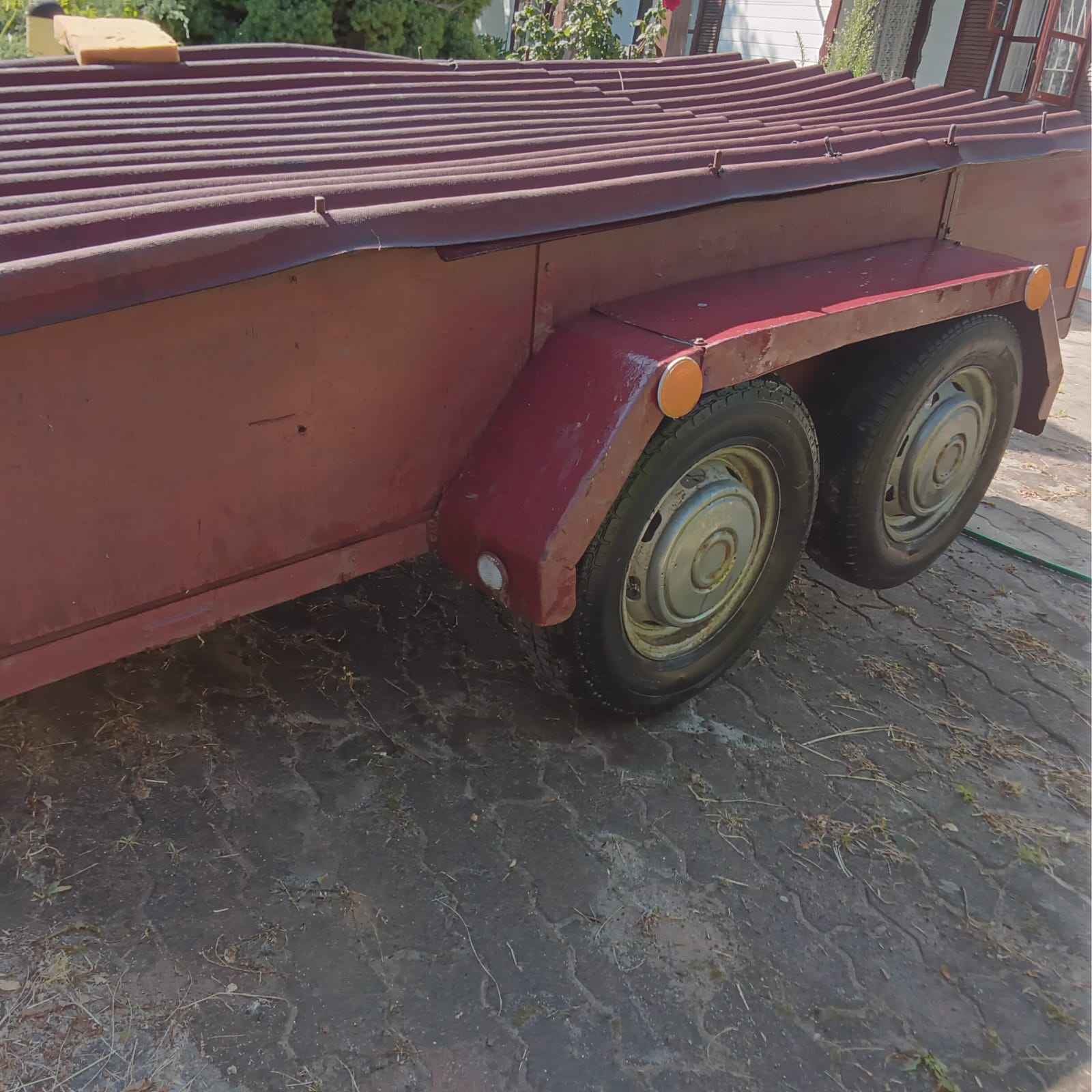 SPRZEDAM PRZYCZEPĘ DWUOSIOWĄ  Ubezpieczenie do końca roku Łazy - zdjęcie 3