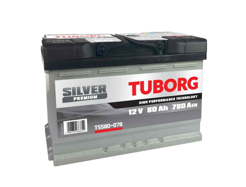 Akumulator Tuborg Silver 12V 80Ah 780A Luboń - zdjęcie 1