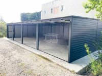 Rząd garaży Garaż blaszany 12x6m 4x brama uchylna drzwi  dach  GP482 Ostrowiec Świętokrzyski - zdjęcie 2