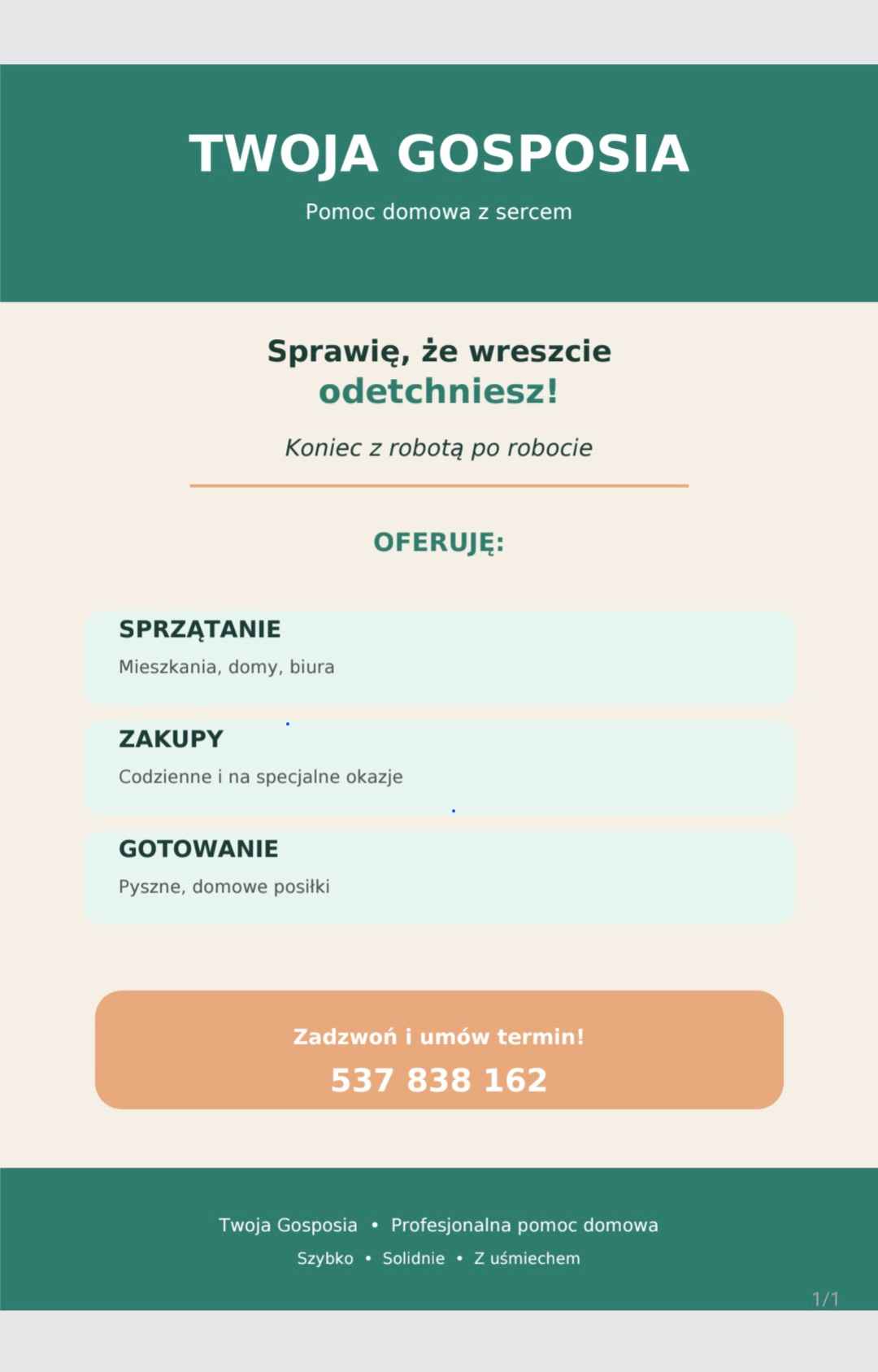 Pomoce domowe Bałuty - zdjęcie 1