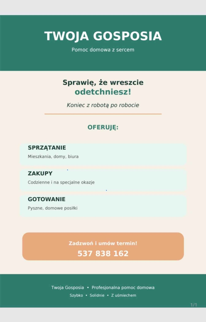 Pomoce domowe Bałuty - zdjęcie 1