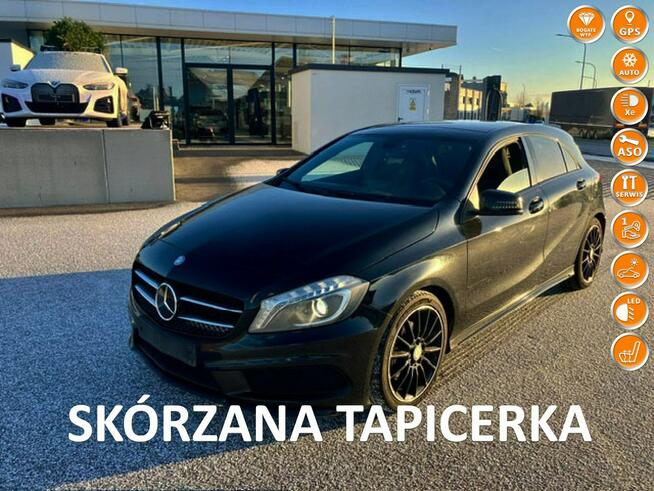 Mercedes A200 AMG 156km panorama BIXENON panorama SKÓRA nav SERW 2015 Tychy - zdjęcie 1