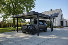 Carport V PREMIUM 4,2x5,8m Wypełnienie panelami Wiata  ID1181 Drawsko Pomorskie - zdjęcie 3