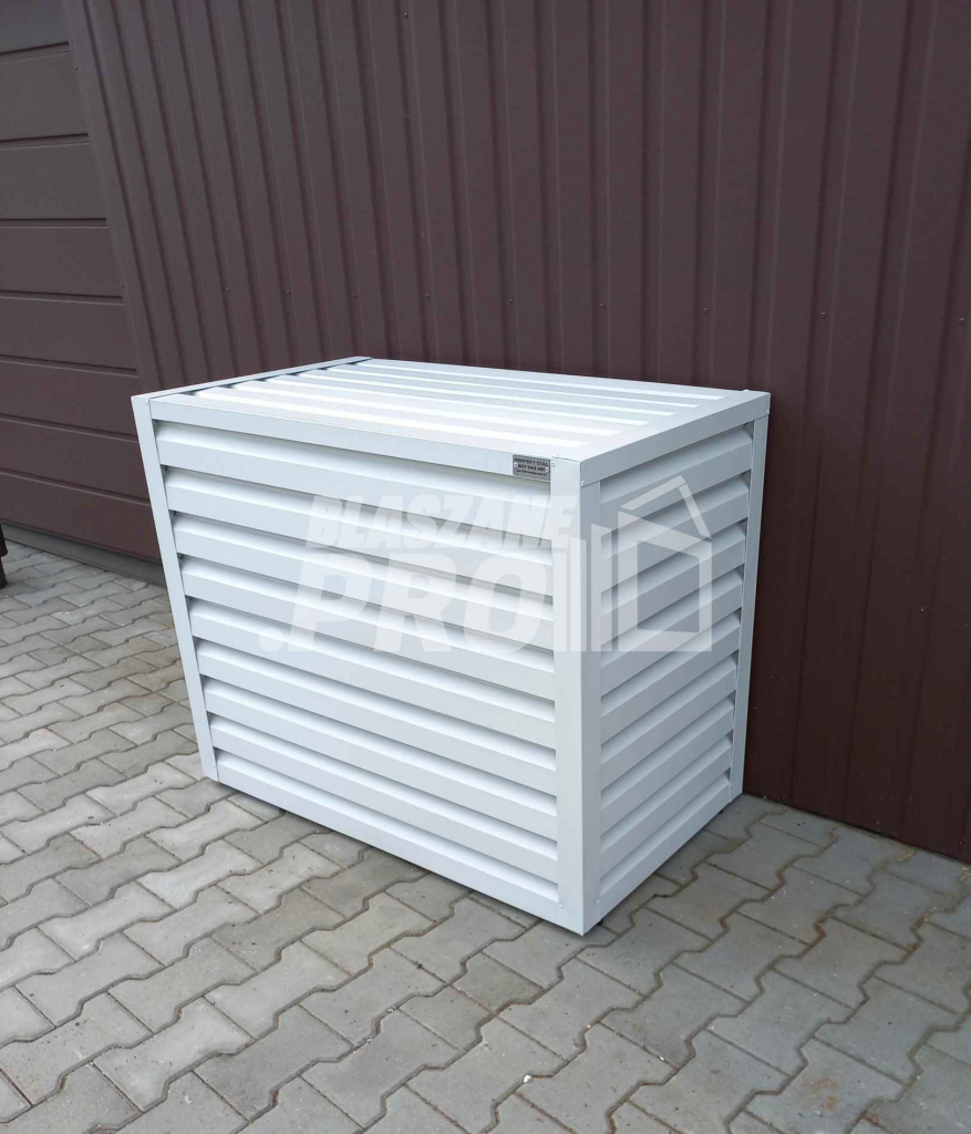 Osłona klimatyzatora - pompy ciepła 90x50x110 cm biały GP301 Olsztyn - zdjęcie 9