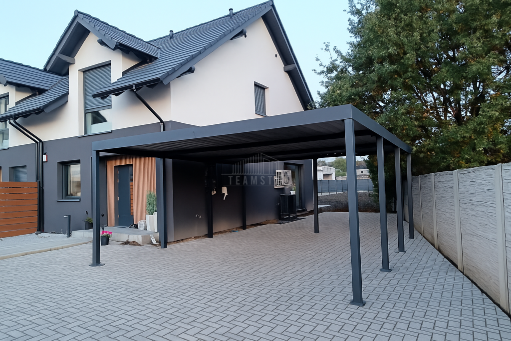 CarPort PREMIUM - wiata samochodowa 6x6 - antracyt TS1225 Zielona Góra - zdjęcie 2