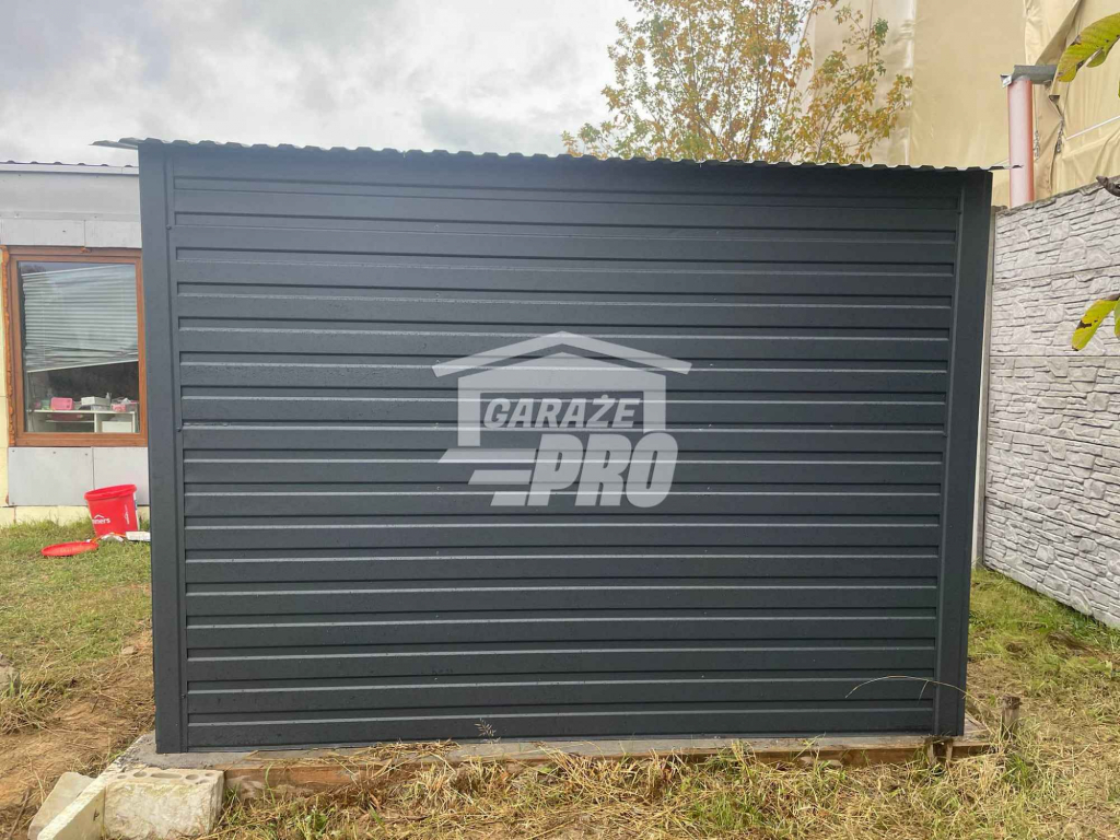 Domek Ogrodowy 3x3 Drzwi Okno Dach dwuspadowy Antracyt GP228 Września - zdjęcie 5