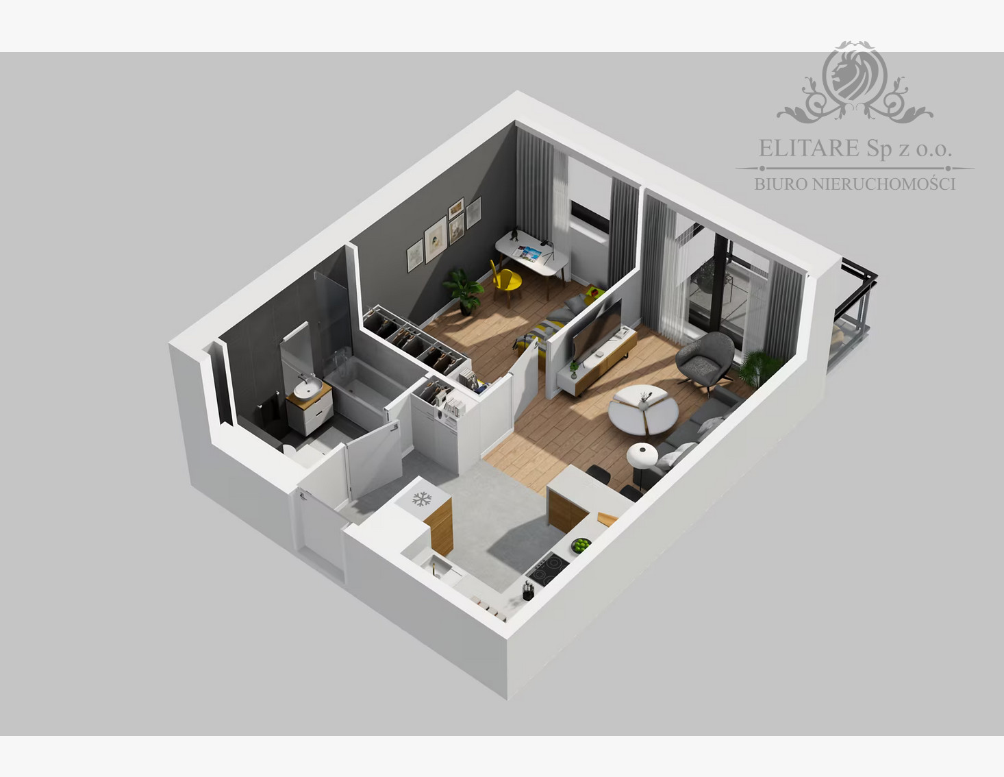 Piękne mieszkanie 2 pokojowe 36,63 z balkonem 4,26/Krzyki, Braterska Wrocław - zdjęcie 7