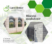 🏗️ Bloczki modułowe ogrodzeniowe – trwałość i styl!