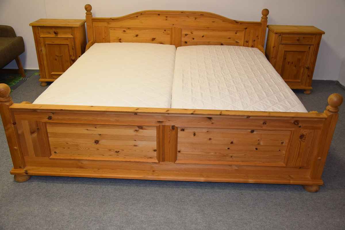 łóżko z materacami i szafkami - komplet jak nowy Olsztyn - zdjęcie 1