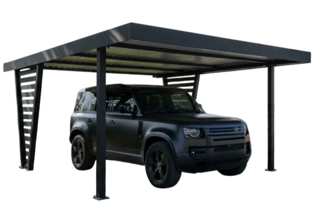 Carport V PREMIUM 4x4,5m Wypełnienie panelami Wiata samochodowa ID1189 Iława - zdjęcie 1
