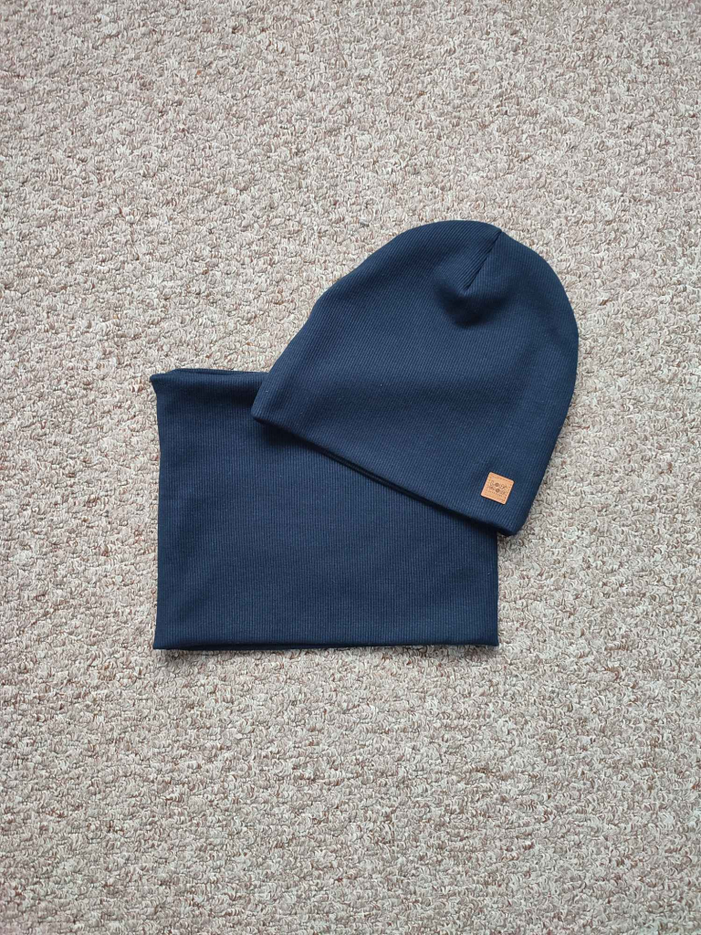 Komplet wiosenny czapka i komin dla dzieci Bytom - zdjęcie 1