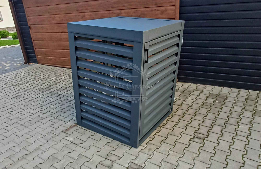 Osłona pompy ciepła 70x70x110 cm antracyt Zabudowa ID858 Turek - zdjęcie 2