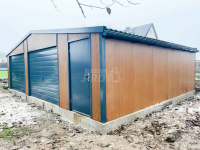 Garaż Ocieplany Płyta Warstwowa 9x6 Brama uchylna 2x okno drzwi GP259 Nysa - zdjęcie 12