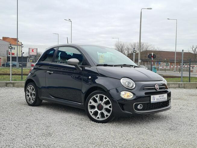Fiat 500 Automat Klimatronik Półskóry Tempomat Halogeny Komputer Alu Wągrowiec - zdjęcie 3