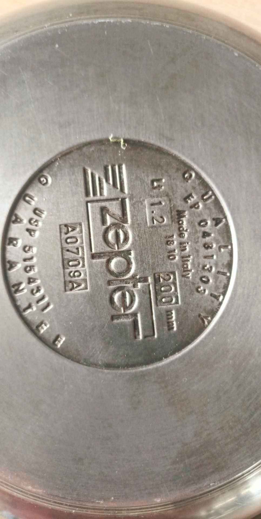 ZEPTER Patelnia głęboka naczynie  URA 1,2L 20 cm bez pokrywy Śródmieście - zdjęcie 3