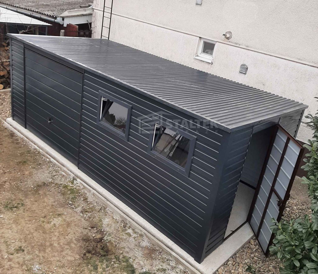 Schowek - Domek Ogrodowy 6x3 - Brama - 2x okno - drzwi  dach ST106 Lubartów - zdjęcie 7