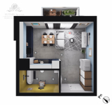 GOTOWE/Mieszkanie 1pok, 30,82m2 z balkonem /Wrocław Szczepin Wrocław - zdjęcie 10