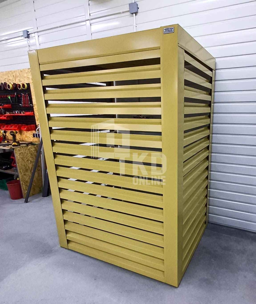 Osłona klimatyzatora – pompy ciepła 120x80x180cm cm Piaskowy TKD448 Kalisz - zdjęcie 3