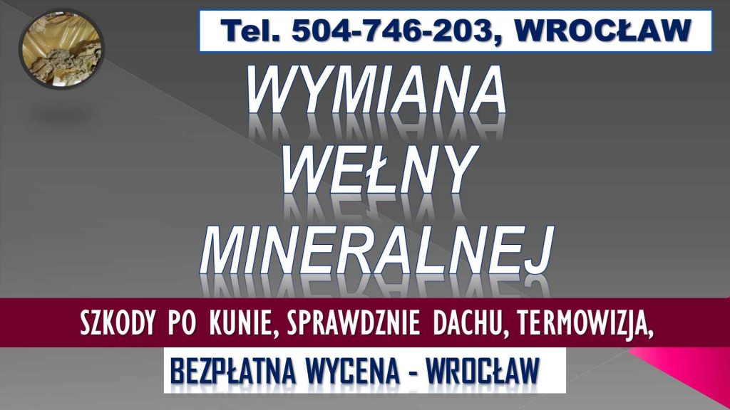 Szkody po kunie, sprawdzenie dachu, tel. 504-746-203, naprawa szkód, Psie Pole - zdjęcie 3
