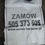 Worek na gruz 1m3 big bag  Zabrze Bytom Katowice Tychy Dostawa
