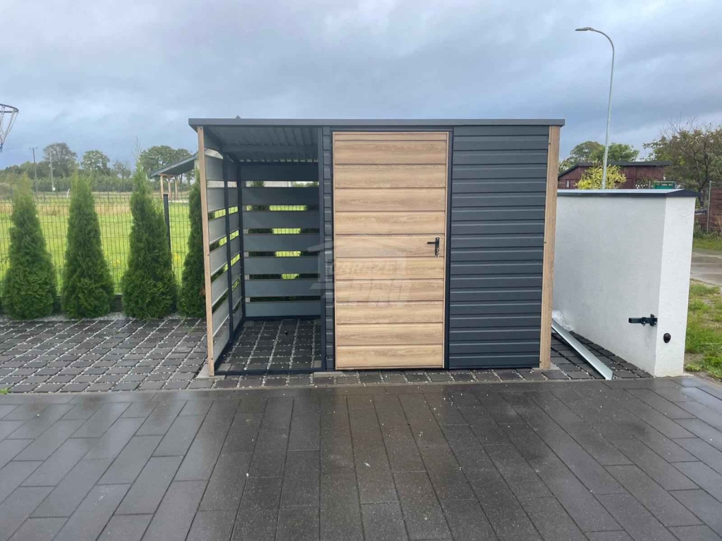 Schowek domek ogrodowy 2x2m wiata 1m drzwi okno   dach GP690 Nowogardek - zdjęcie 5