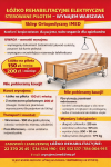 Łóżko rehabilitacyjne elektryczne sterowane pilotem – wynajem Warszawa