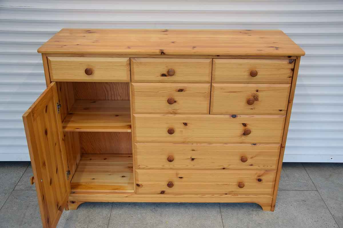 komoda z drewna sosnowego - super stan Olsztyn - zdjęcie 7