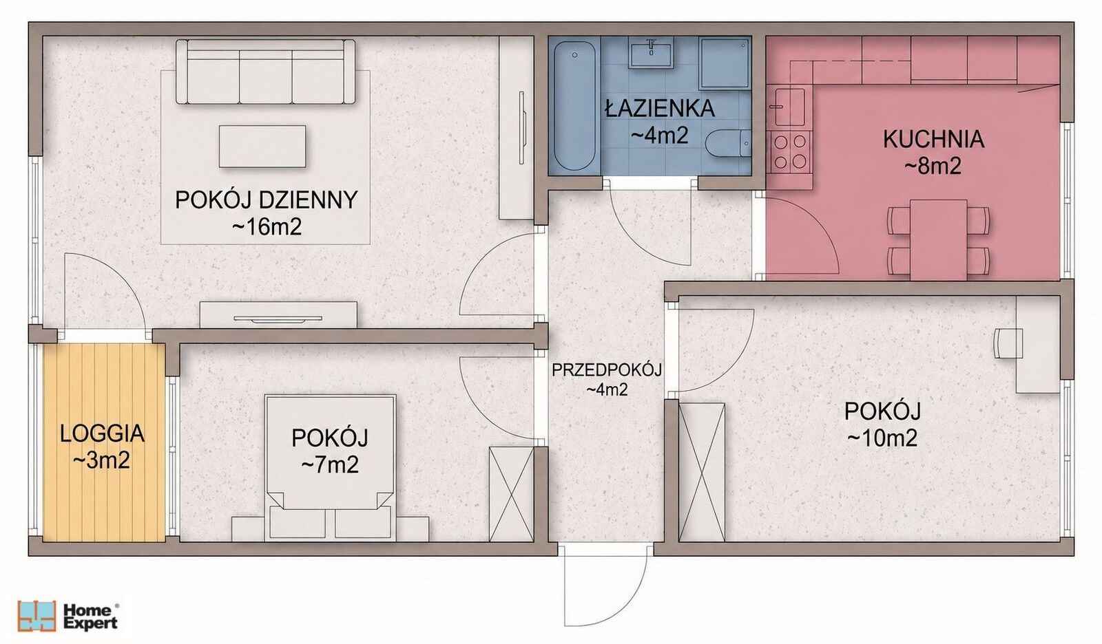 3pok, 49met, okolice Poznańskiej BALKON/PIWNICA/WINDA (Wrocław) Stare Miasto - zdjęcie 11