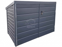 Box rowerowy - schowek Moto-Box 1,9x1,1m - antracyt ID894