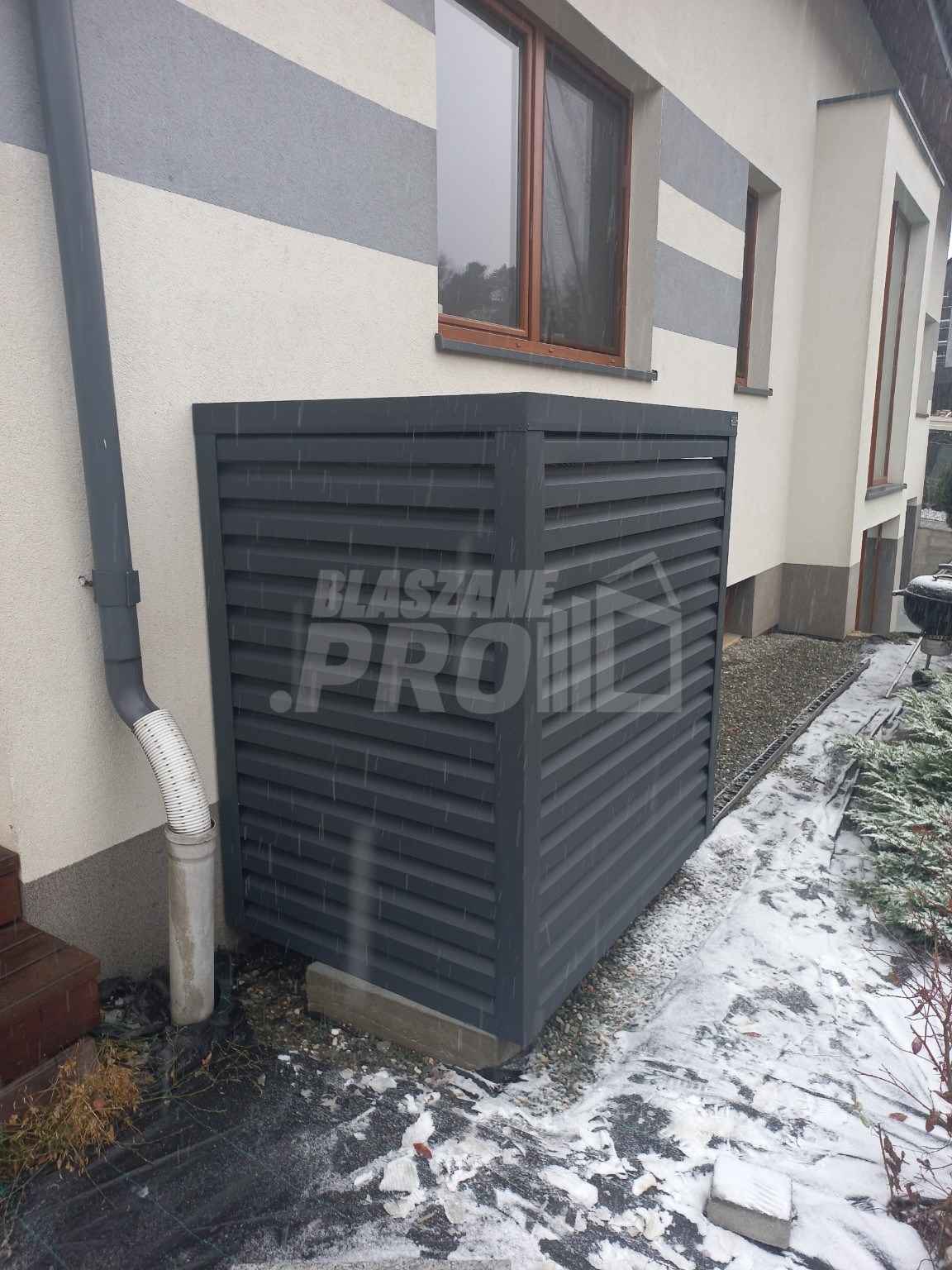 Osłona pompy ciepła 80x50x180 cm antracyt GP319 Gdynia - zdjęcie 2