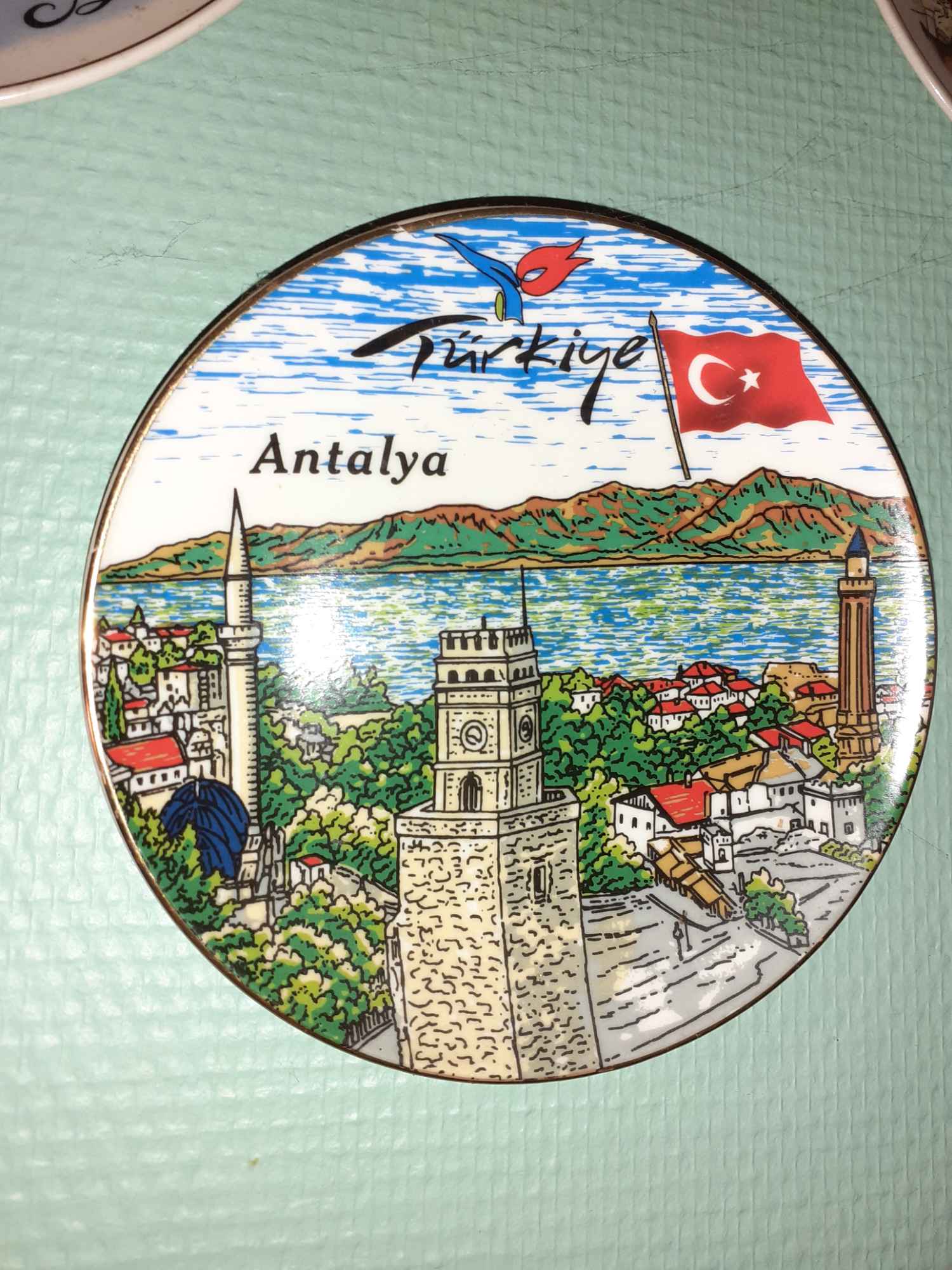 Talerz dekoracyjny, ozdobny Turcja Antalya Rybnik - zdjęcie 1