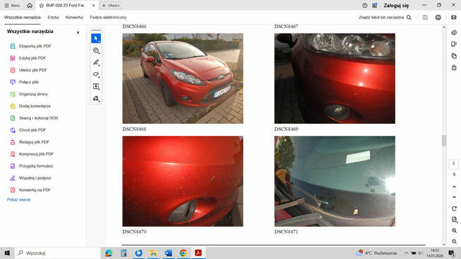 Ford fiesta rok prod. 2008 Grotów - zdjęcie 3