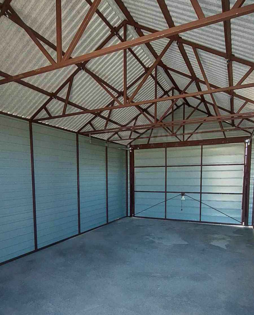 Garaż blaszany 3x5 Brama uchylna drzwi okno rynny dach ST123 Mysłowice - zdjęcie 5