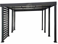 Carport PREMIUM - Wiata samochodowa 4x5  dodatkowa zabudowa ID1155