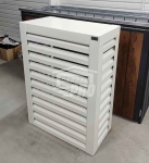 Osłona klimatyzatora – pompy ciepła 100x40x150 cm biały GP705 Suwałki - zdjęcie 4