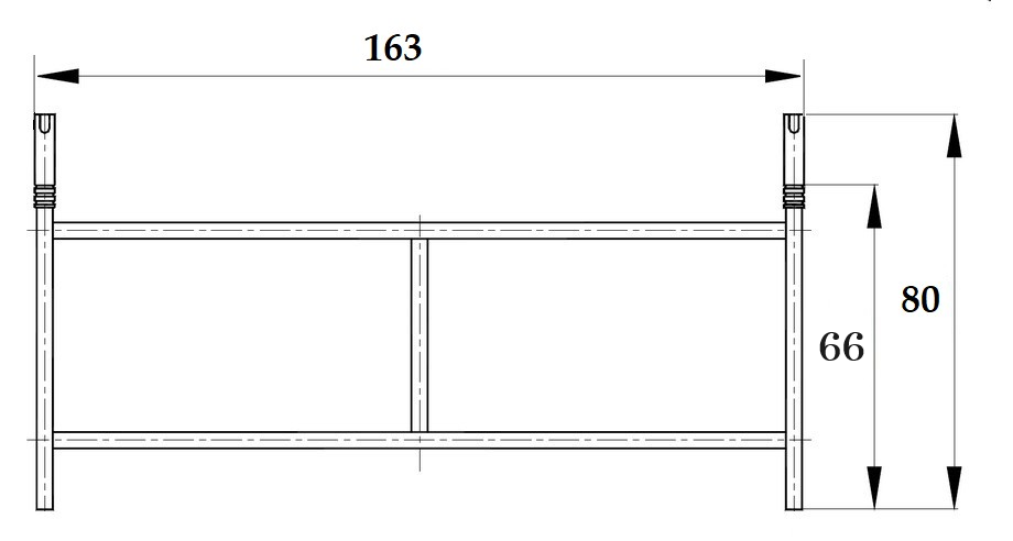 Rama rusztowania warszawskiego 163cm, 83cm, 200cm PRODUCENT TANIO Wrocławice - zdjęcie 3