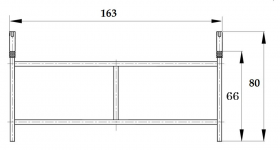 Rama rusztowania warszawskiego 163cm, 83cm, 200cm PRODUCENT TANIO Wrocławice - zdjęcie 3