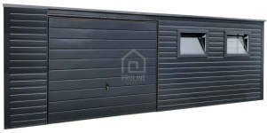 Schowek - Domek Ogrodowy 6x3 - Brama - 2x okno drzwi dach w tył PLG105