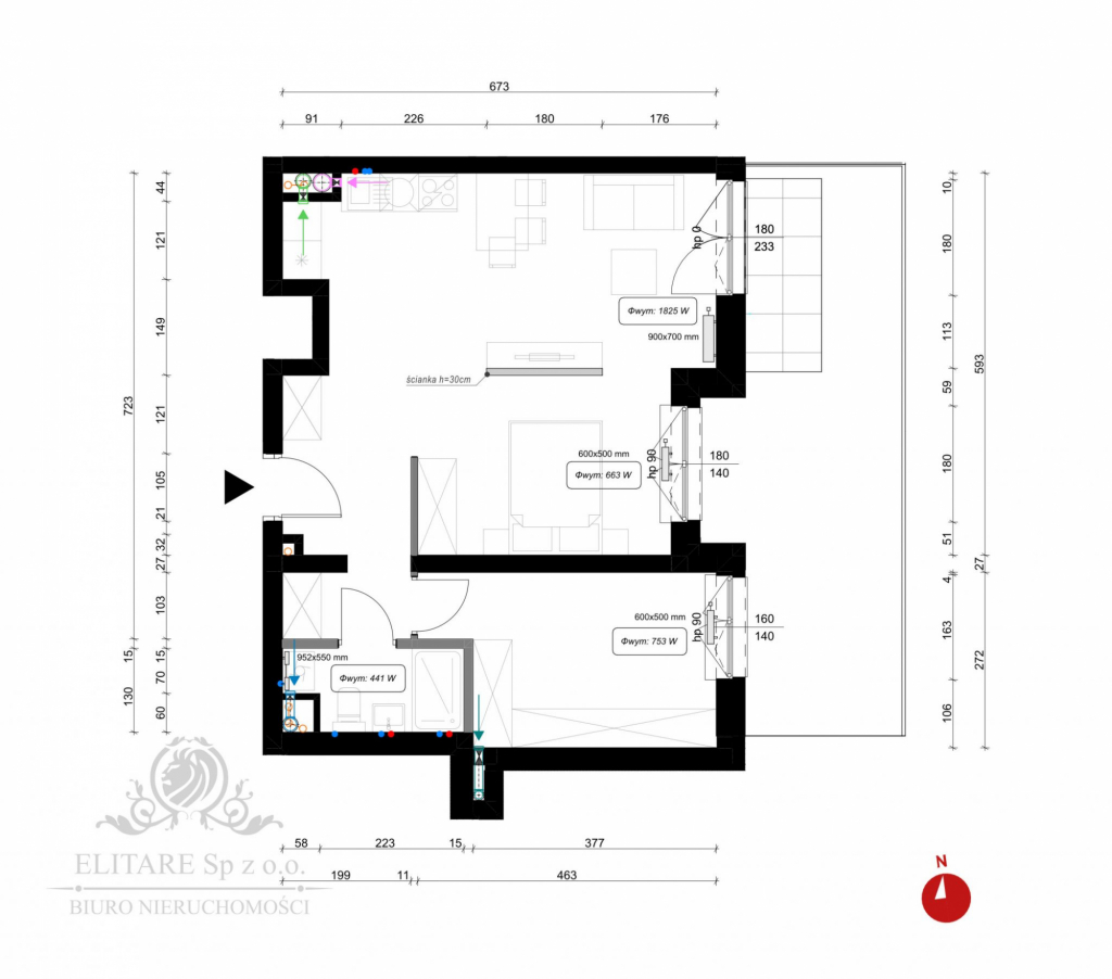 Mieszkanie 53,01m2, ogródek ogrzewanie miejskie/ Kleczków Wrocław - zdjęcie 5