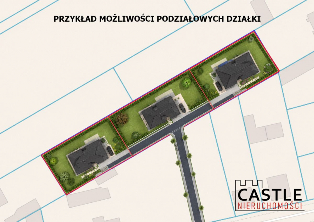 Działka z możliwością podziału na3 działki Kórnik - zdjęcie 5