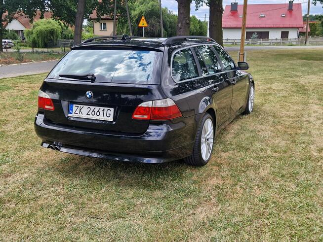 BMW 525 E61 2.5d 177KM Bixenon Alu18 Manual Raty Zamiana Strobice - zdjęcie 9