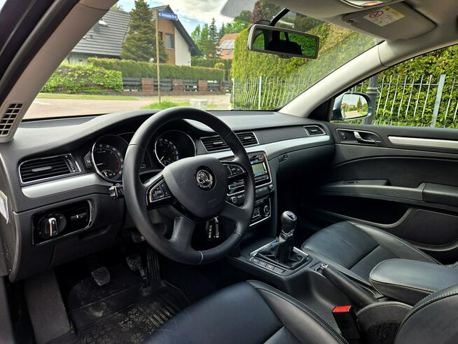 Škoda Superb LIFT Kombi 2.0TDI 140KM 2015r Xenon, Skóry, Manual Tychy - zdjęcie 9