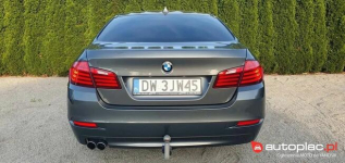 Piękne BMW serii 5 z niezawodnym silnikiem 2.0D, skóry FV23% Wałbrzych - zdjęcie 5
