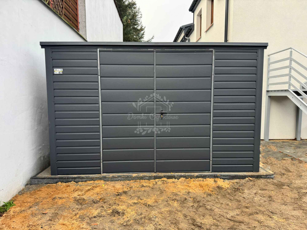 Schowek - domek ogrodowy 4x2,5m  antracyt - dach spad w tył ID884 Szczecinek - zdjęcie 4